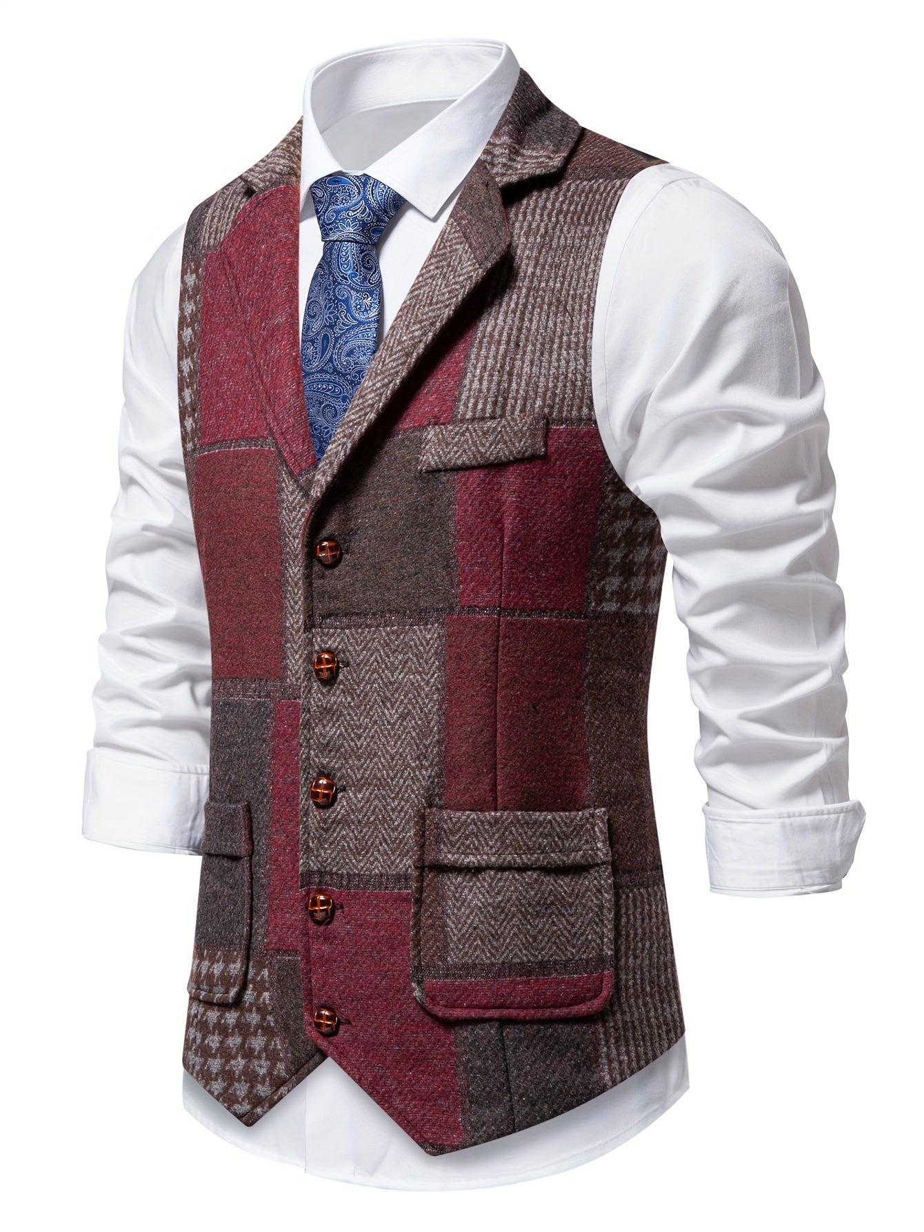 Gilet patchwork classique
