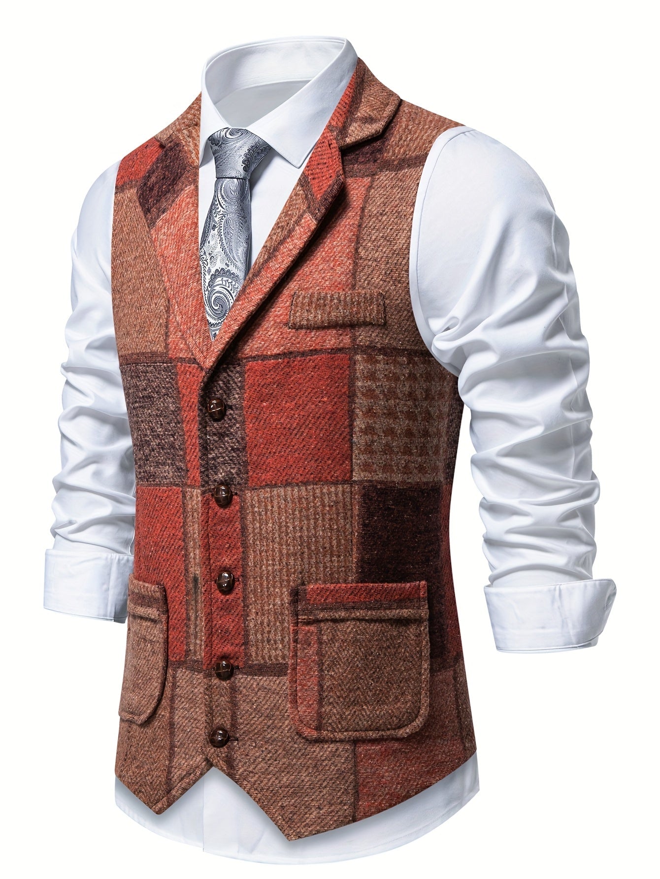 Gilet patchwork classique