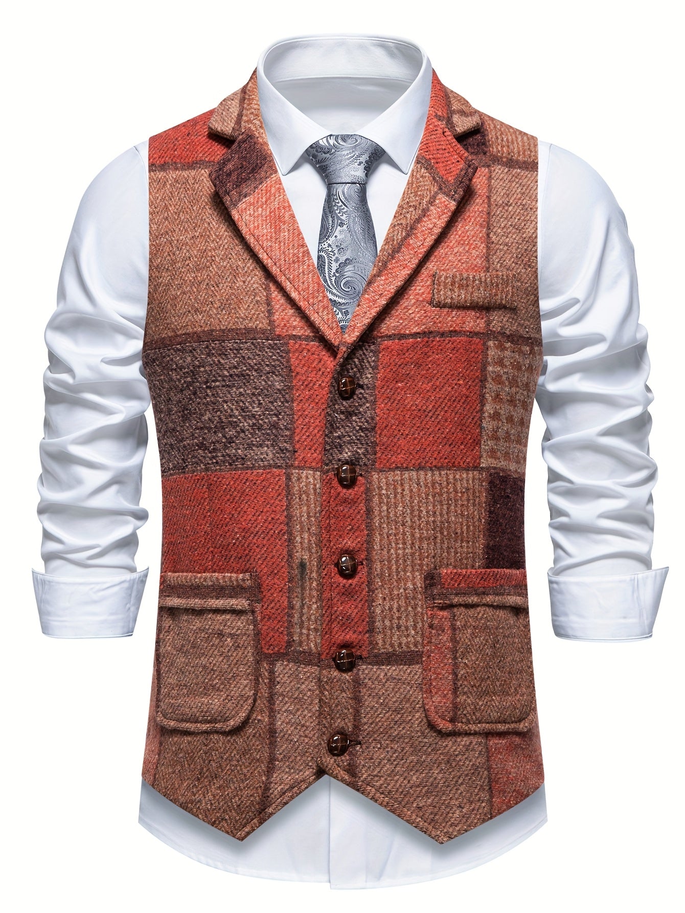 Gilet patchwork classique
