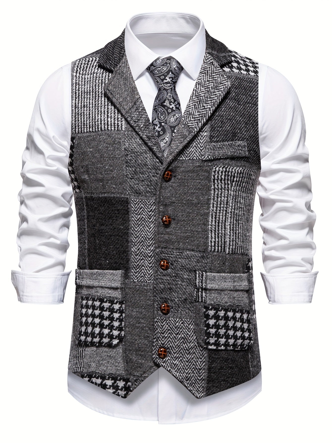 Gilet patchwork classique
